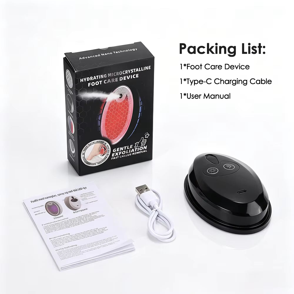 LumaFoot Hydrating Callus Remover – Rechargeable Pedicure Tool